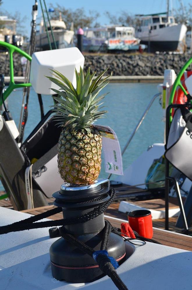 The pineapple is a customary finish gift © Keppel Bay Marina
